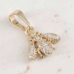 DIJE ABEJA FULL CIRCONES