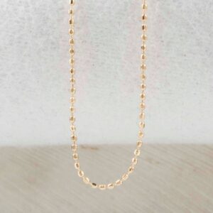 CADENA MILITAR DIAMANTADA MINI 1MM 45CM